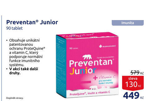 Doplněk stravy Junior Preventan
