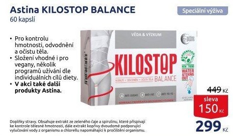 Doplněk stravy Kilostop Astina