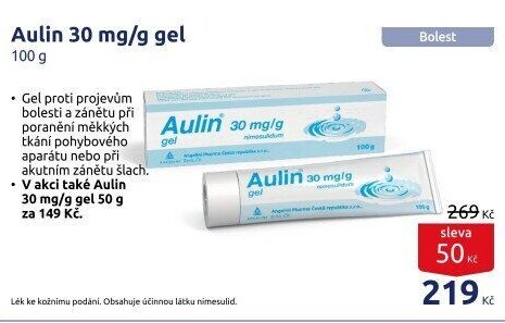 Gel proti bolesti Aulin