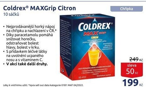 Horký nápoj MaxGrip Coldrex