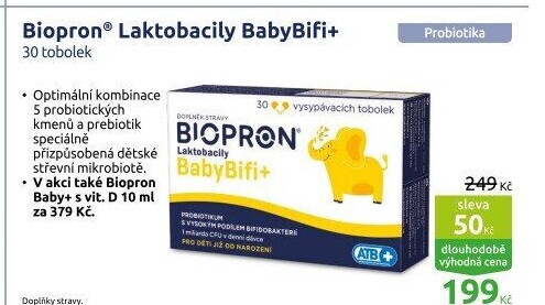 Probiotika Laktobacily Biopron Baby Bifi+ Walmark