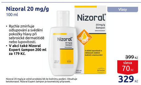 Šampon proti lupům Nizoral Janssen