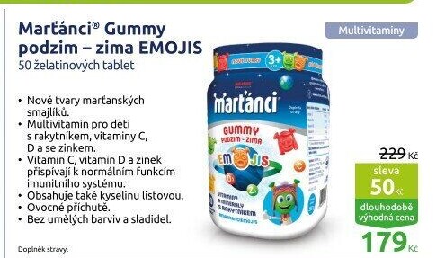 Vitamíny Gummy Marťánci