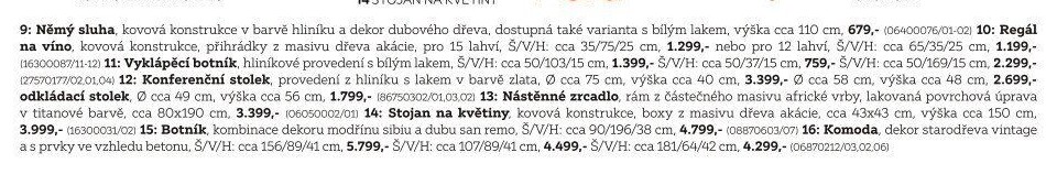 ODKLÁDACÍ STOLEK
