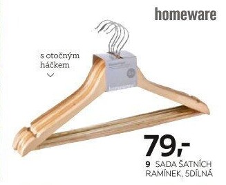 SADA ŠATNÍCH RAMÍNEK