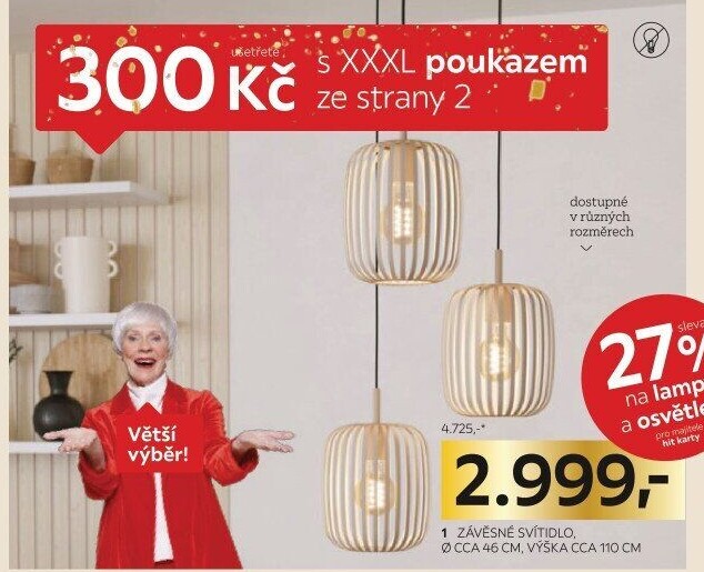 ZÁVĚSNÉ SVÍTIDLO