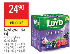 Čaj ovocný Loyd - pyramidový