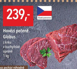 Hovězí pečeně z krku Globus
