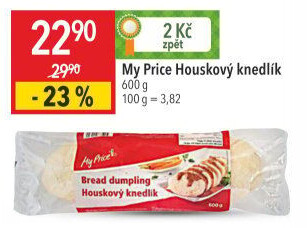 Knedlík houskový My Price