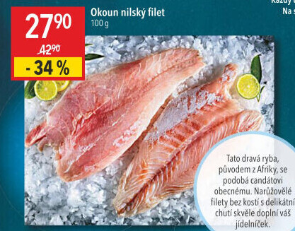 Okoun nilský filety