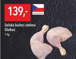 Selská kuřecí stehna Globus