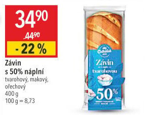 Závin s náplní Odkolek