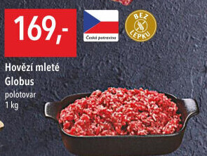 Hovězí mleté maso Globus