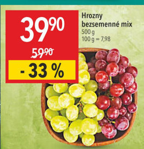 Hrozny mix bezsemenné