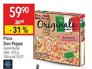 Pizza mražená Don Peppe