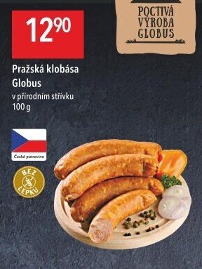 Pražská klobása Globus