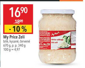 Zelí bílé sterilované My Price