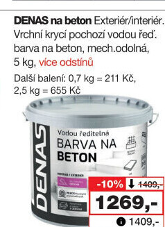Barva na beton Denas