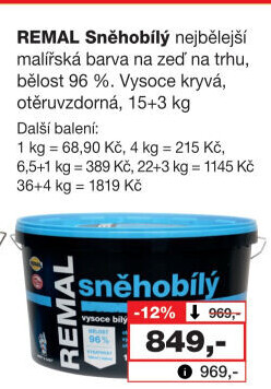 Interiérová barva Remal
