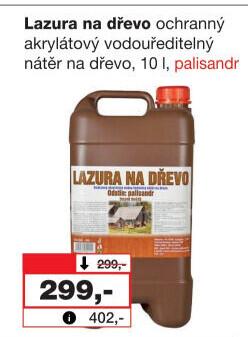 Lazura na dřevo
