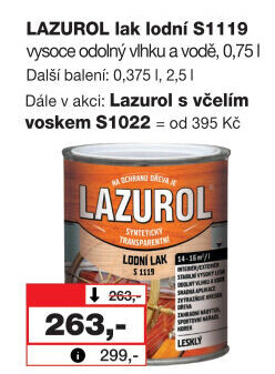Lodní lak Lazurol