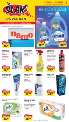 akční leták Šlak drogerie 5.9.2023-19.9.2023