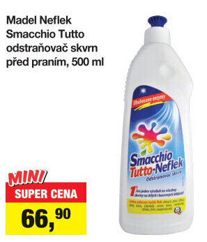 Tekutý odstraňovač skvrn Neflek Smacchio Tutto Madel
