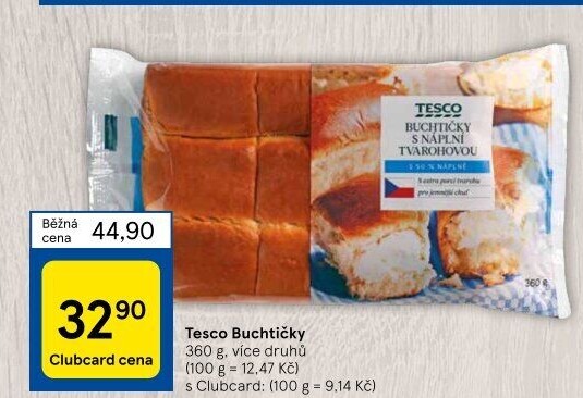 Buchtičky české Tesco