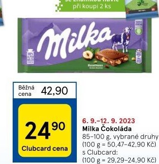 Čokoláda Milka
