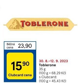 Čokoláda Toblerone
