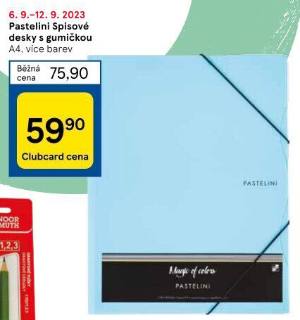 Desky A4 Pastelini