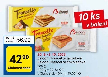 Dezert Trancetto Balconi