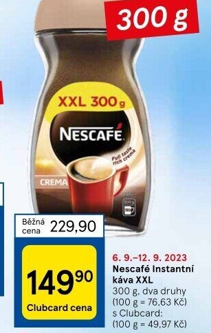 Instantní kávy Nescafé
