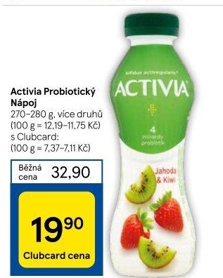 Jogurtový nápoj Activia Danone