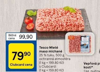 Mleté maso mix Tesco