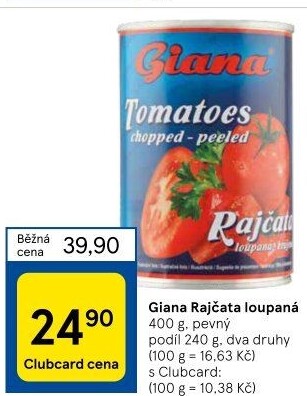 Rajčata loupaná Giana