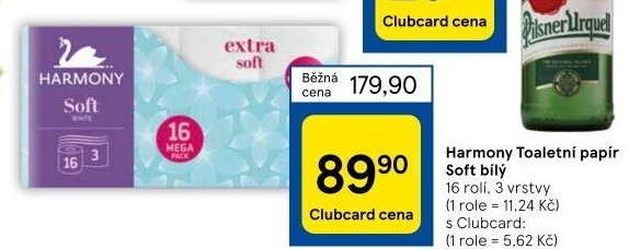 Toaletní papír 3vrstvý Harmony