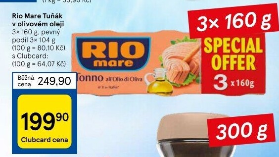 Tuňák v oleji Rio Mare