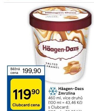 Zmrzlina v kelímku Häagen-Dazs