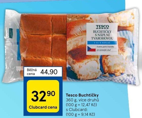 Buchtičky české Tesco