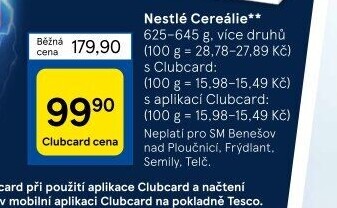 Cereálie Nestlé
