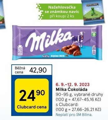 Čokoláda Milka