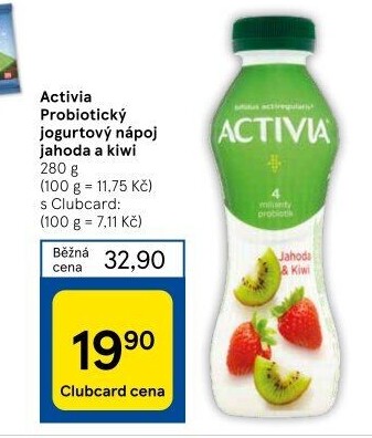 Jogurtový nápoj Activia Danone