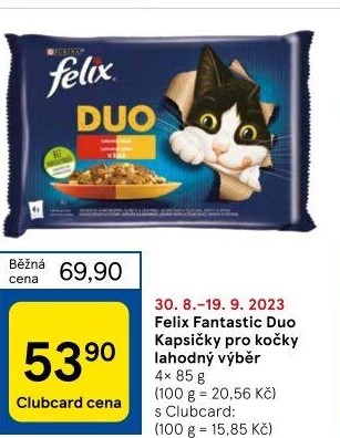 Kapsičky pro kočky Fantastic Duo Felix Purina