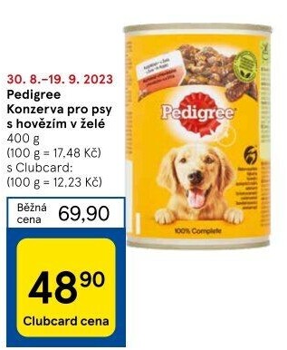 Konzerva pro psy Pedigree