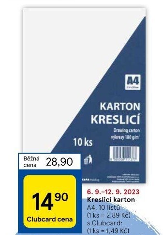 Kreslicí karton A4