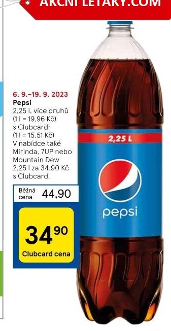 Limonáda Pepsi