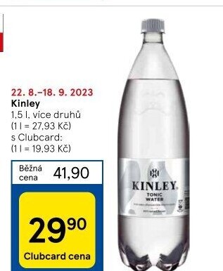 Limonáda Tonic Kinley