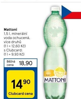Ochucená voda Mattoni