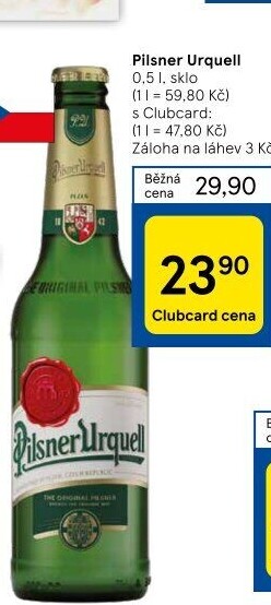 Pivo Pilsner Urquell
